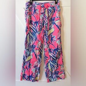 LILLY PULITZER 100% LINEN PANTS
